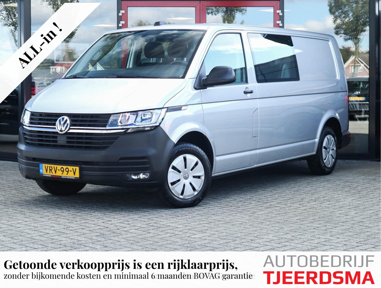 Volkswagen Transporter - DC 2.0 TDI L2H3 30 Comfortline | Trekhaak | Navigatie | Airco | Cruise Control | Parkeerse - AutoWereld.nl