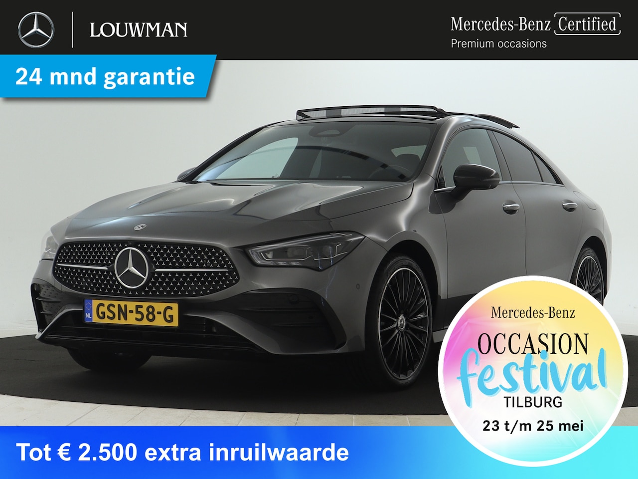 Mercedes-Benz CLA-Klasse - 250 e Star Edition AMG Line | Night Pakket | PAnorama Schuif-Kanteldak | Sfeerverlichting. - AutoWereld.nl