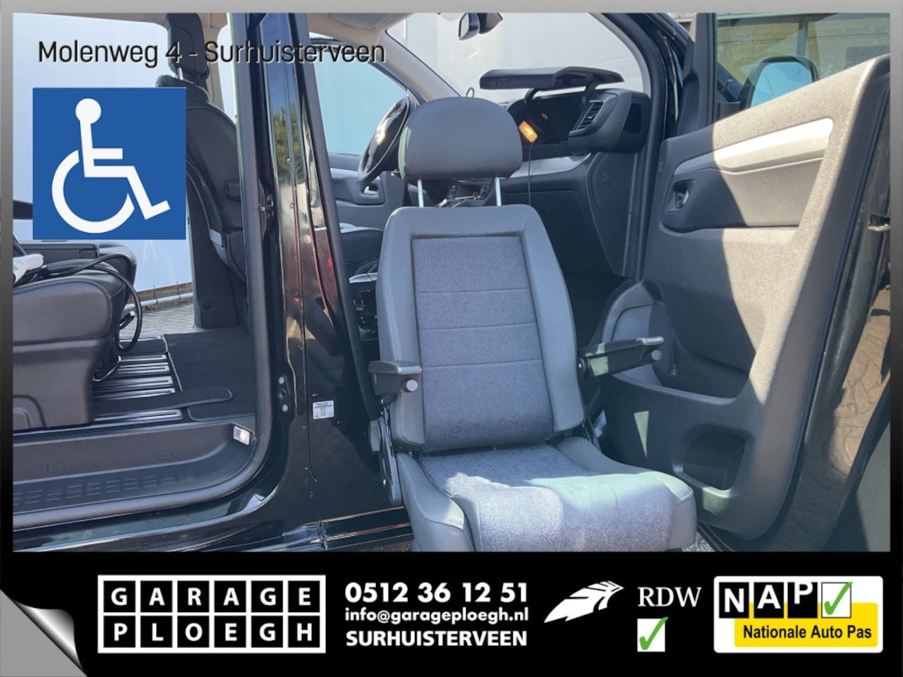 Opel Vivaro-e - Innovation Invalide aanpassing Stoellift Braun-Ability Trekhaak Leder Pano Hud Vol opties! - AutoWereld.nl