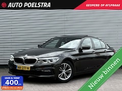 BMW 5-serie - 520d High Executive Sport Line Schuifdak HUD Rondomzicht Camera Leder Apple CarPlay LED St