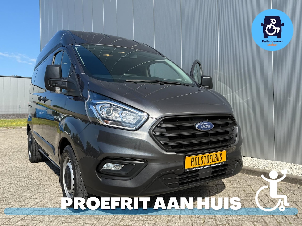 Ford Transit Custom - Facelift Rolstoelbus (2021) Airco LED Rolstoellift - AutoWereld.nl