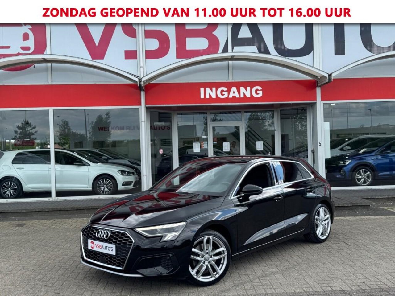 Audi A3 - 35 TFSI AUT. 150PK SPORT-LINE FACELIFT LED NAVIGATIE DIGITALE-SC - AutoWereld.nl