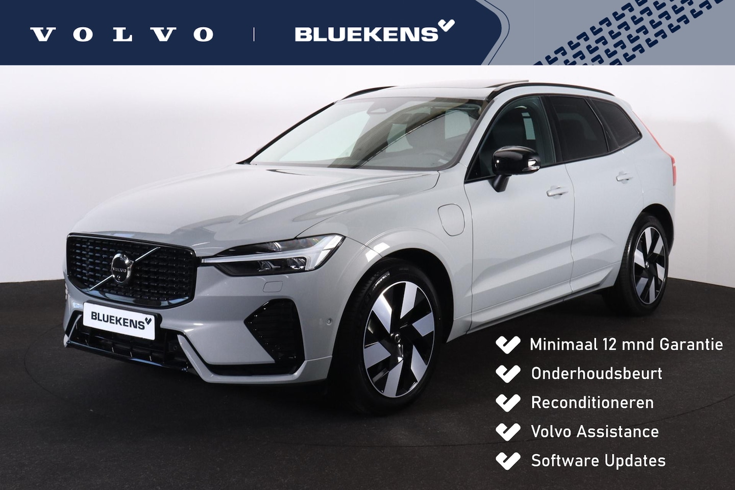 Volvo XC60 - T6 Recharge AWD Plus Dark - LONG RANGE - Luchtvering - Panorama/schuifdak - IntelliSafe As - AutoWereld.nl