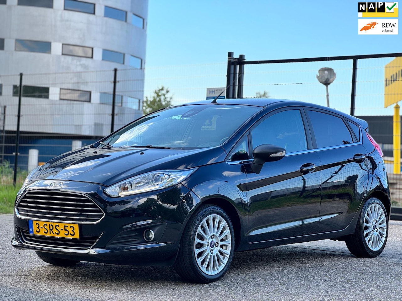 Ford Fiesta - 1.0 EcoBoost Titanium|NAVI|PSENSOR|AIRCO|CRUISE - AutoWereld.nl