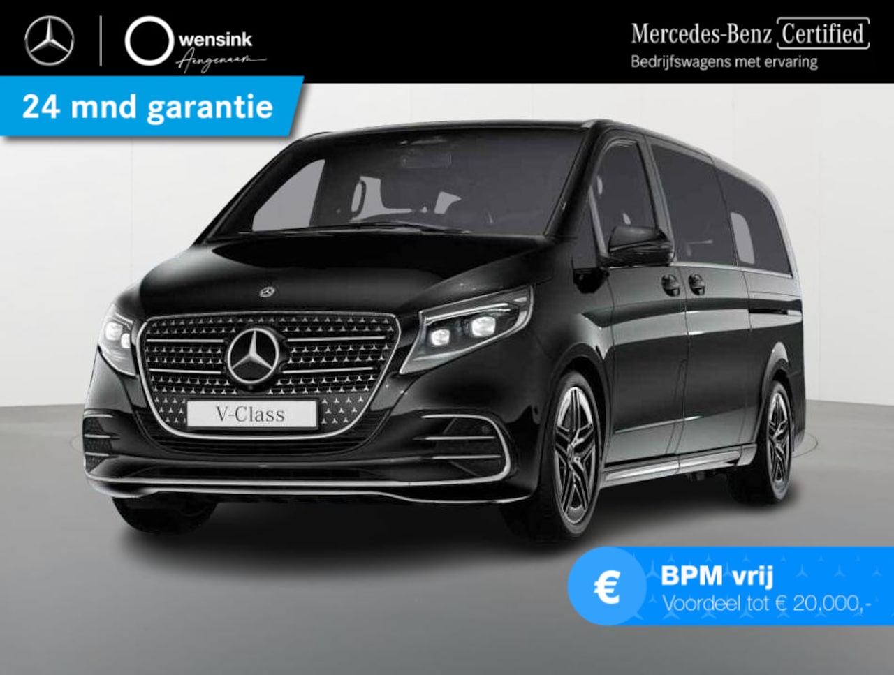Mercedes-Benz V-klasse - 300d XL L3 AMG 4MATIC Dubbele Cabine | DISTRONIC Plus  | Dodehoekassistent | 2x Schuifdeur - AutoWereld.nl