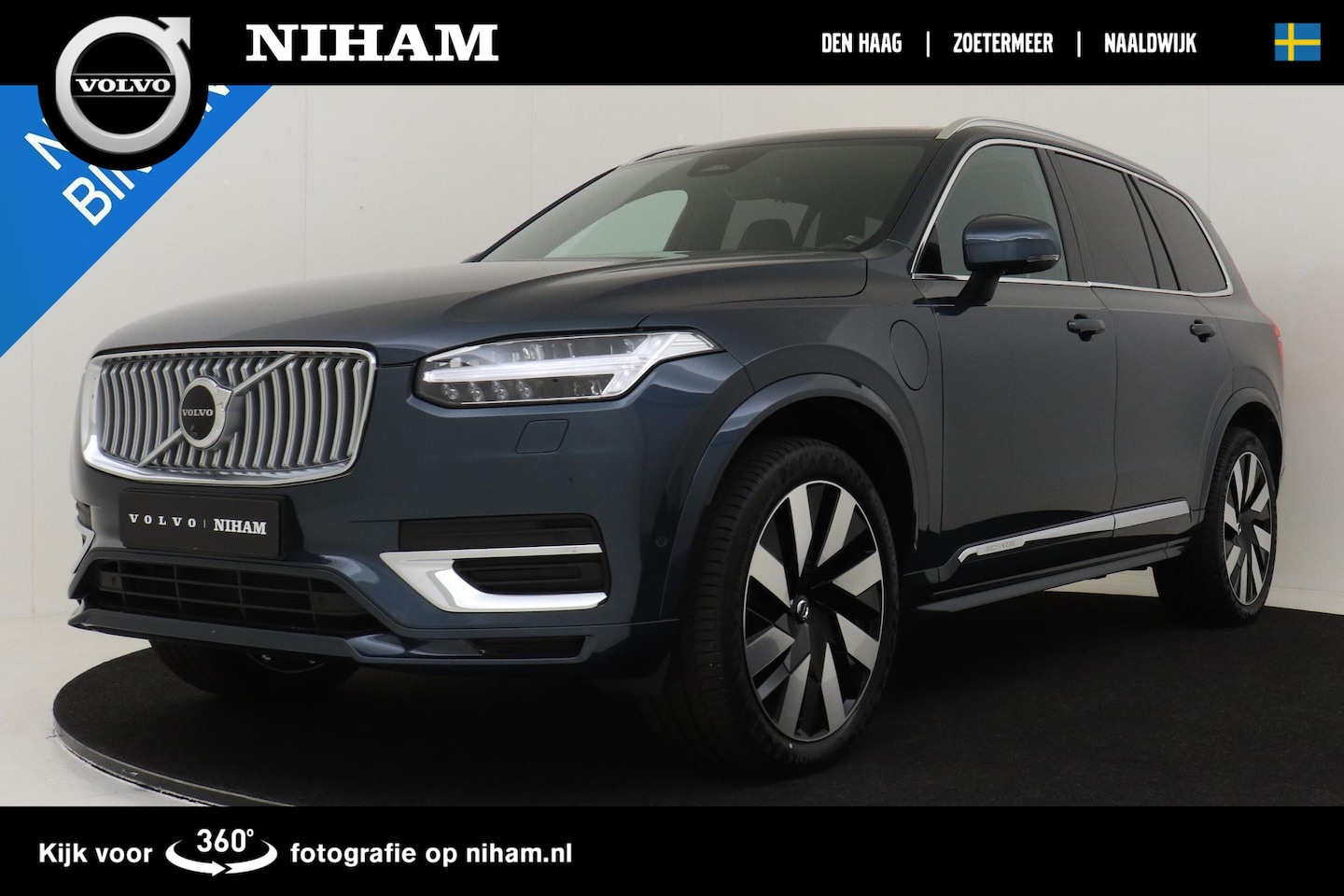 Volvo XC90 - T8 RECHARGE AWD ULTIMATE BRIGHT *OPENINGSACTIE*-PANO.DAK|360°CAM|BOWERS&WILKINS|LUCHTVERIN - AutoWereld.nl