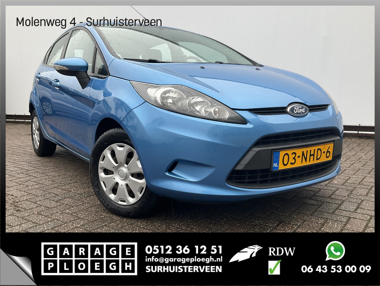 Ford Fiesta - 1.25 Limited 5-Deurs Airco Elek.Pakket NAP Blue Beauty! - AutoWereld.nl
