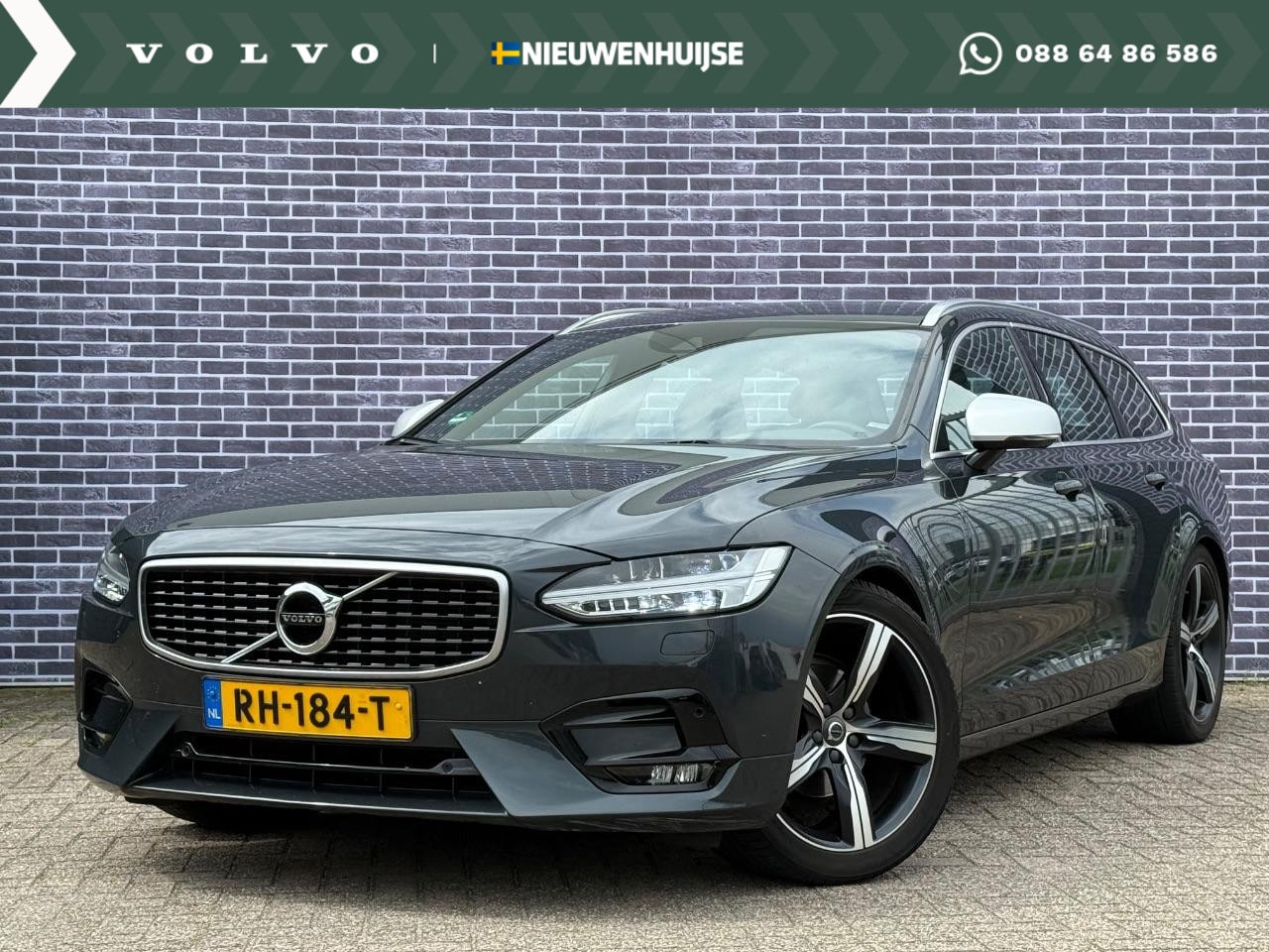 Volvo V90 - 2.0 D3 R-Design | Stoelverwarming V+A | Standkachel | Parkeersensoren V+A | BLIS | Adaptie - AutoWereld.nl