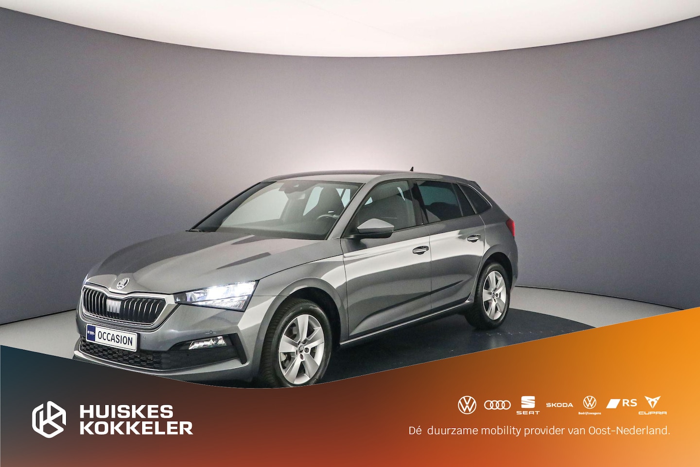 Skoda Scala - Sport Business 1.0 TSI 110pk DSG Automaat Cruise control, Parkeersensoren, Airco, DAB, Rad - AutoWereld.nl