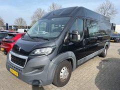 Peugeot Boxer - 335 2.0 BlueHDI L3H2 Pro DC | 2 zitplaatsen rechtsvoor | Airco | Alarm klasse 1(startblokk
