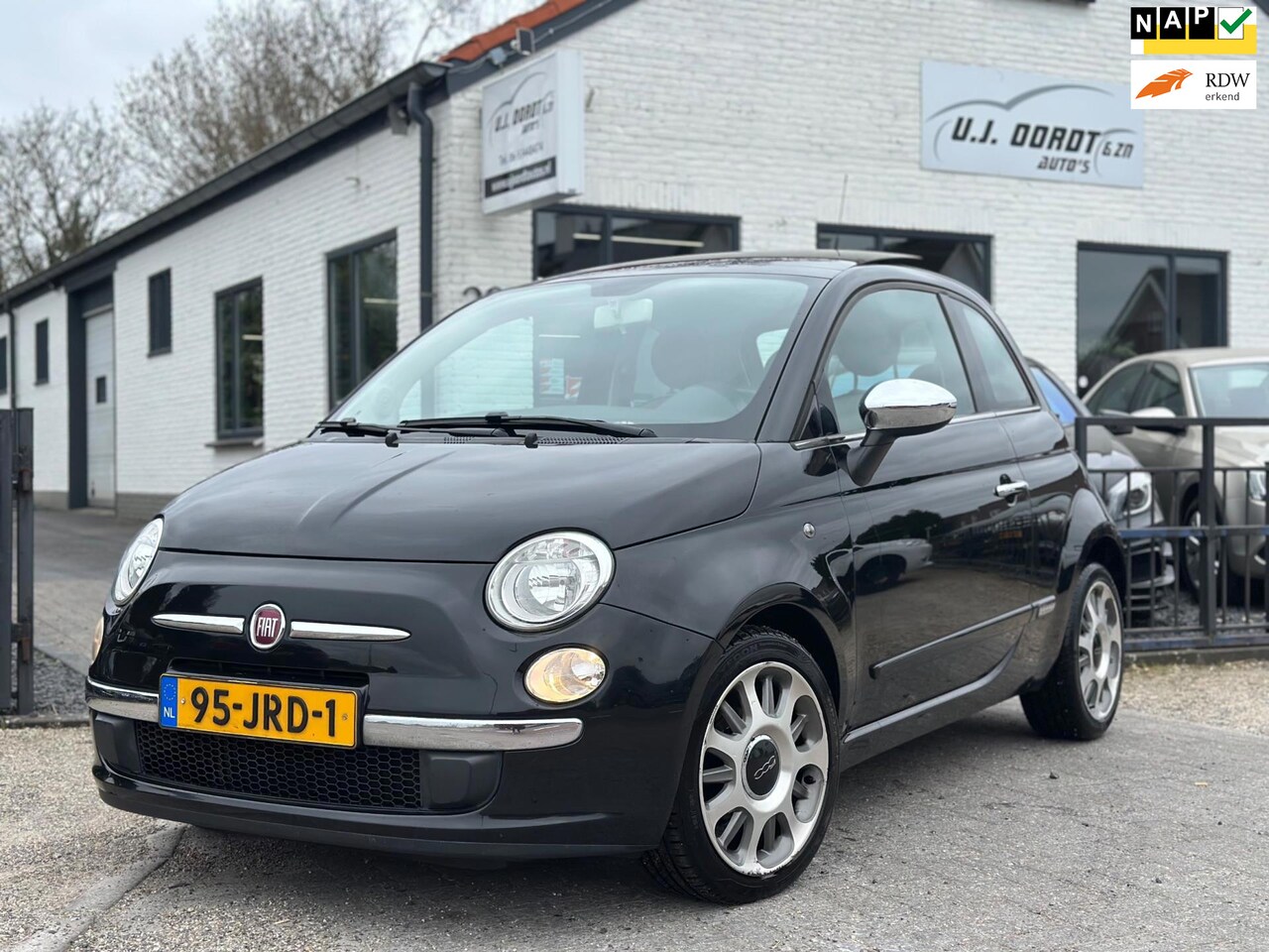 Fiat 500 - 1.2 Lounge automaat|pano/kanteldak! - AutoWereld.nl