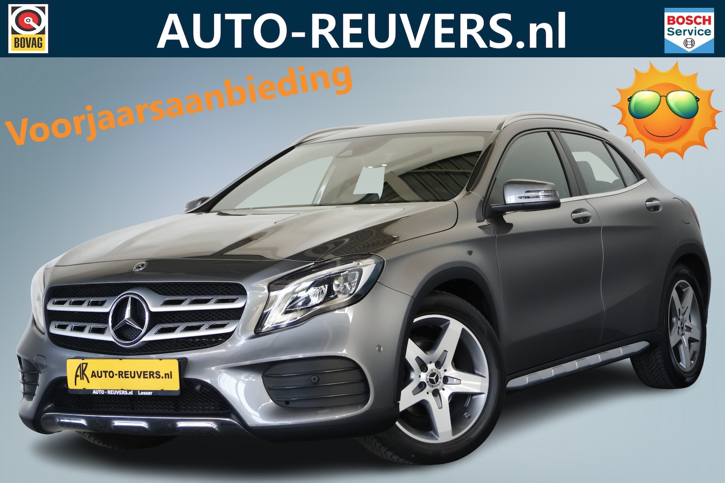 Mercedes-Benz GLA-Klasse - 180 Business Solution AMG / LED / Navi / Leder / Trekhaak / 4S band - AutoWereld.nl