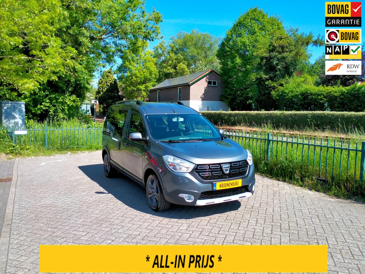 Dacia Dokker - 1.2 TCe S&S Série Limitée Stepway airco cruise ALLINPRIJS - AutoWereld.nl