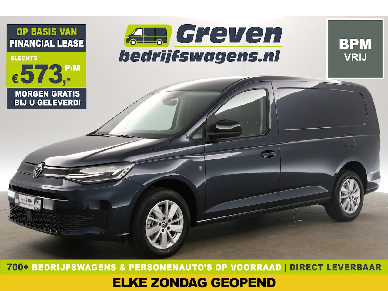 Volkswagen Caddy Cargo Maxi - 2.0 TDI Style L2H1 | NIEUW | BPM Vrij | 123PK DSG LED Airco Cruise Carplay Camera Virtual - AutoWereld.nl