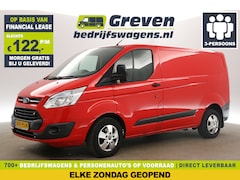 Ford Transit Custom - 270 2.2 TDCI L1H1 Airco Cruise Trekhaak 3 Persoons Elektrpakket Stoelverwarming Schuifdeur