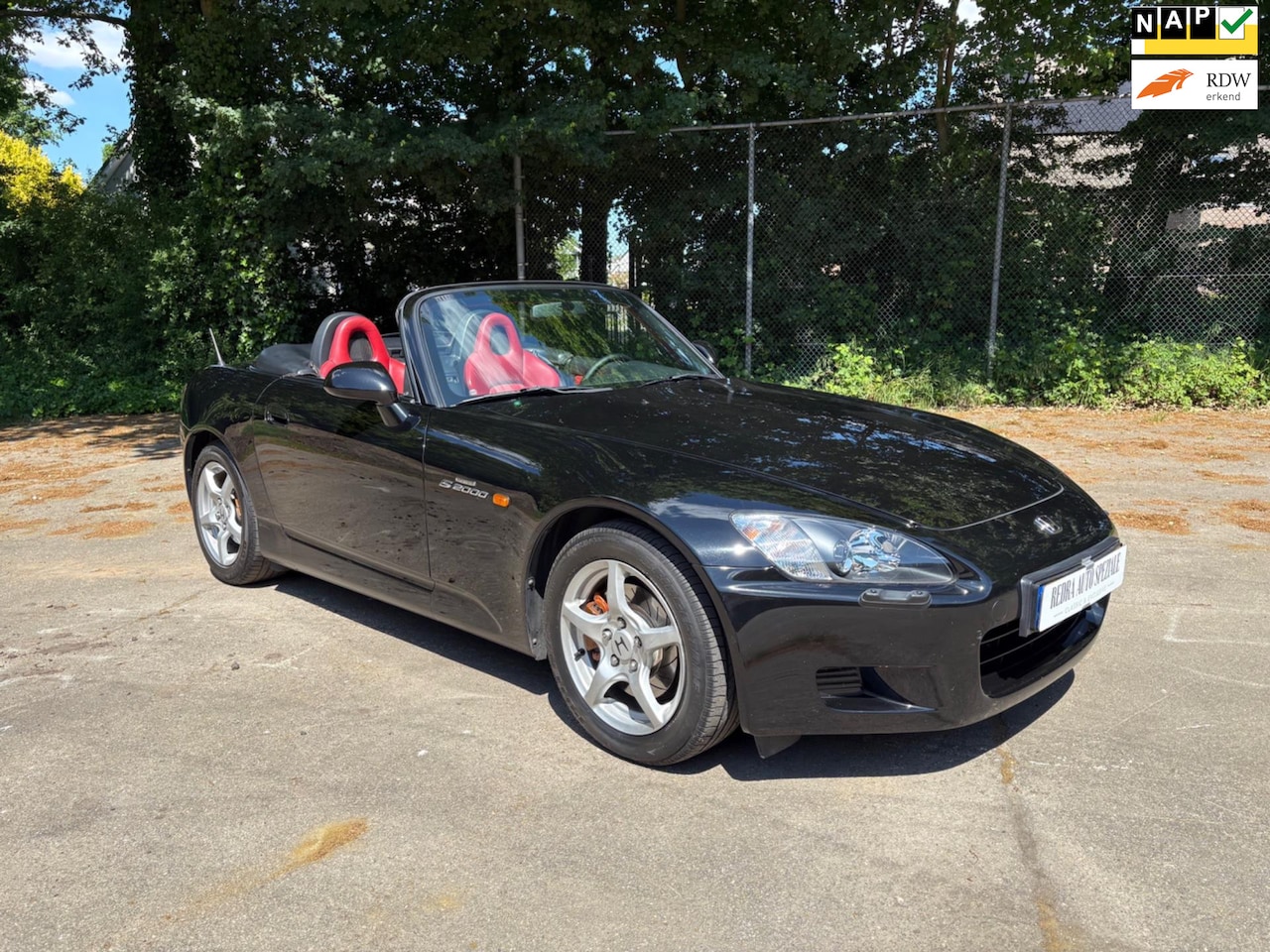 Honda S2000 - 2.0i 2.0i, in topstaat, gehele (dealer) onderhoudshistorie, 1 eigenaar, hardtop - AutoWereld.nl