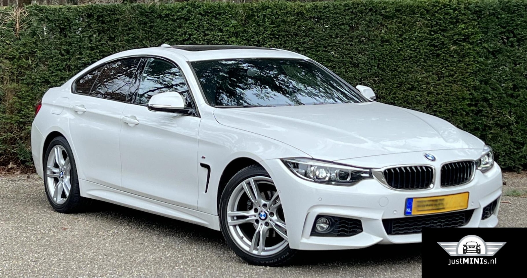 BMW 4-Serie - 418i high excecutive NL Aut Leder Carplay M-sport Head up - AutoWereld.nl