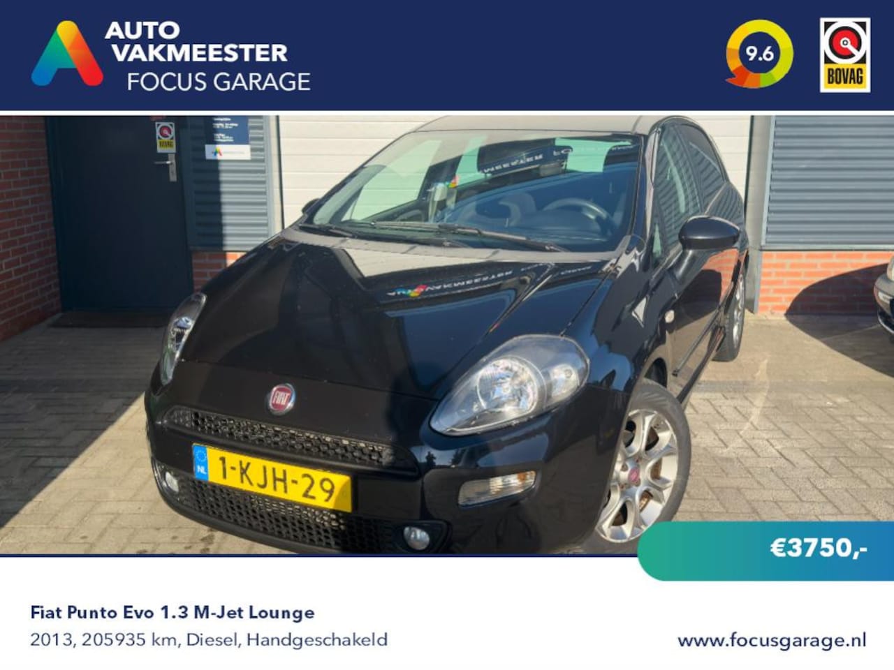 Fiat Punto Evo - 1.3 M-Jet Lounge 1.3 M-Jet Lounge - AutoWereld.nl