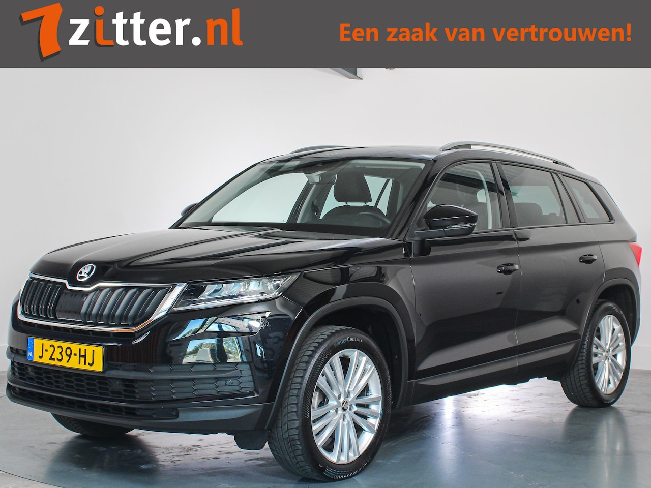Skoda Kodiaq - 1.5 TSI Limited Business Edition 1.5 TSI Limited Business Edition, 7-Persoons, Trekhaak, Alcantara/Leder, Apple Carplay/And - AutoWereld.nl
