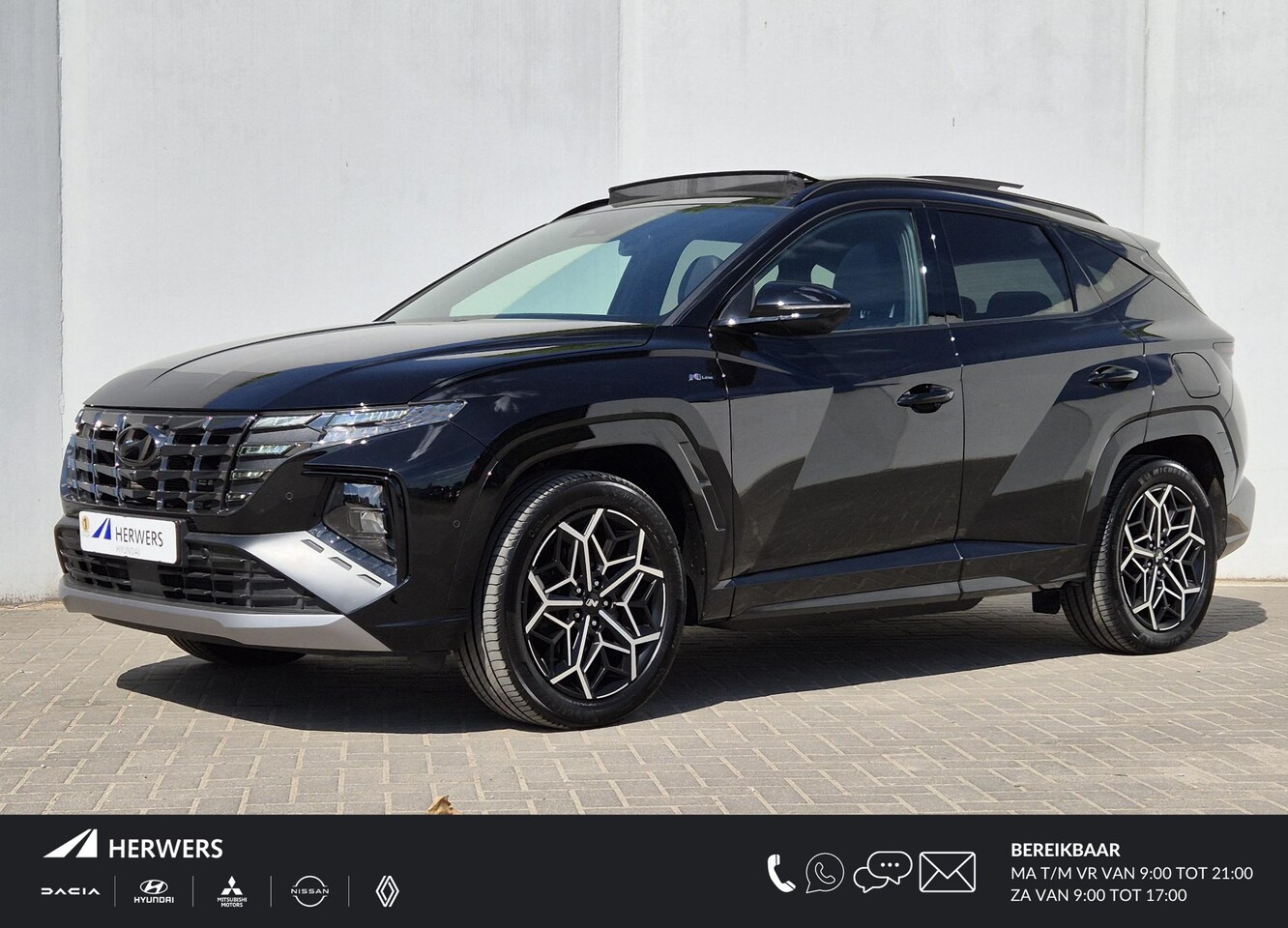 Hyundai Tucson - 1.6 T-GDI PHEV 265pk Plug-in N Line Sky Automaat / Accu SoH 100% / Rondomzicht camera / Ap - AutoWereld.nl