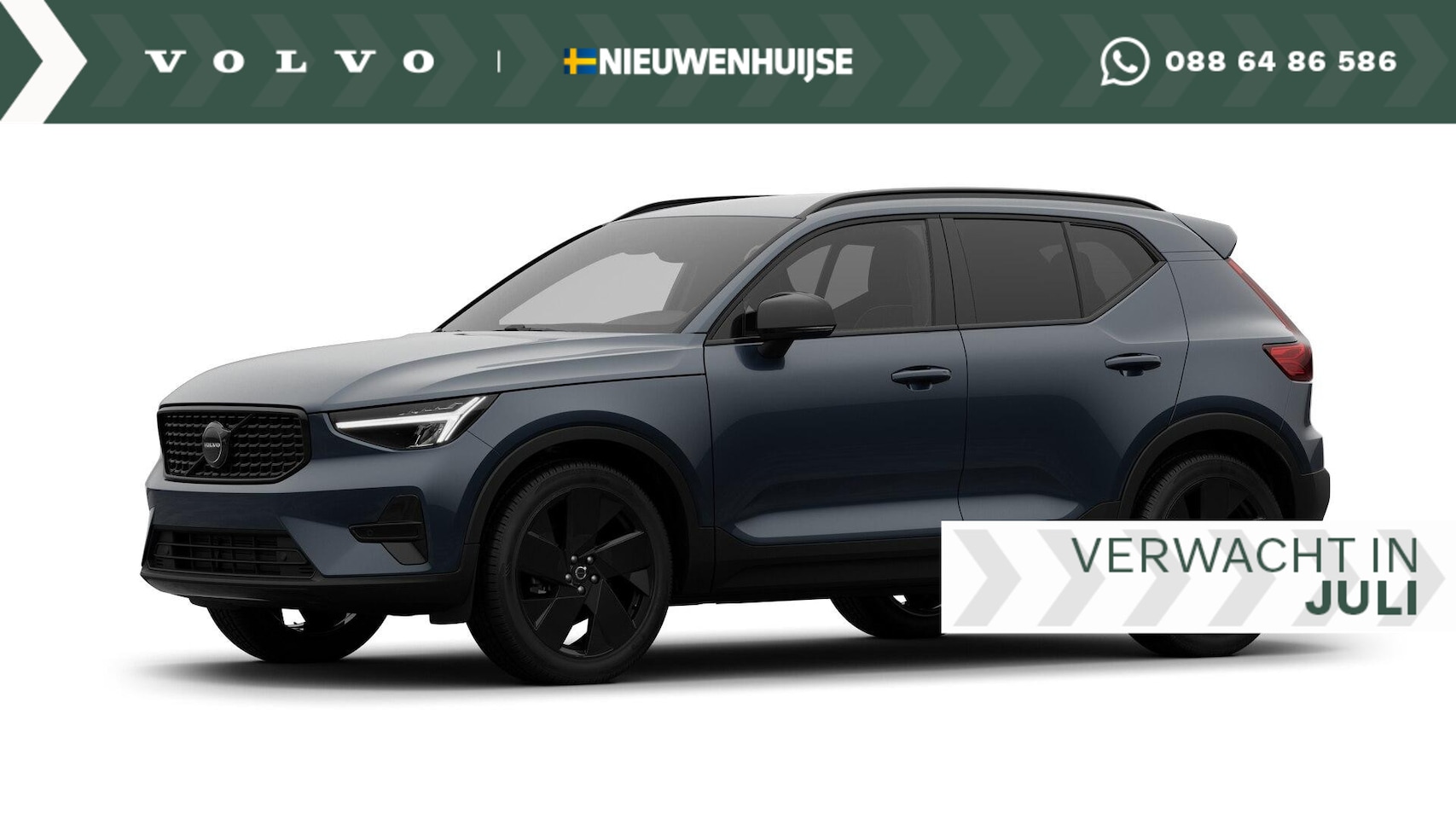 Volvo XC40 - B4 Plus Black Edition 197 pk | Extra getint glas | 20" velgen | Connect suède-textiel/Micr - AutoWereld.nl