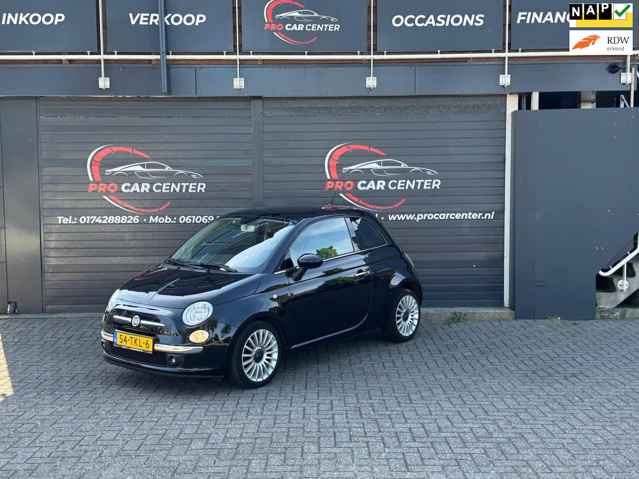 Fiat 500 - 0.9 TwinAir Lounge PANO|AIRCO|EL.RAMEN|LMV|NAP - AutoWereld.nl