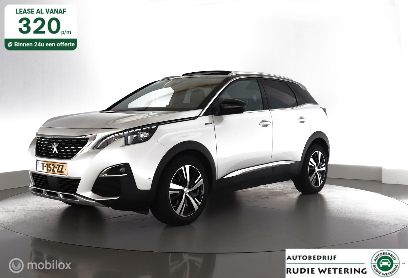 Peugeot 3008 - 1.2 131PK Automaat GT-line panorama|led|leer|cam360|dab|ecc|acc|lmv18 - AutoWereld.nl