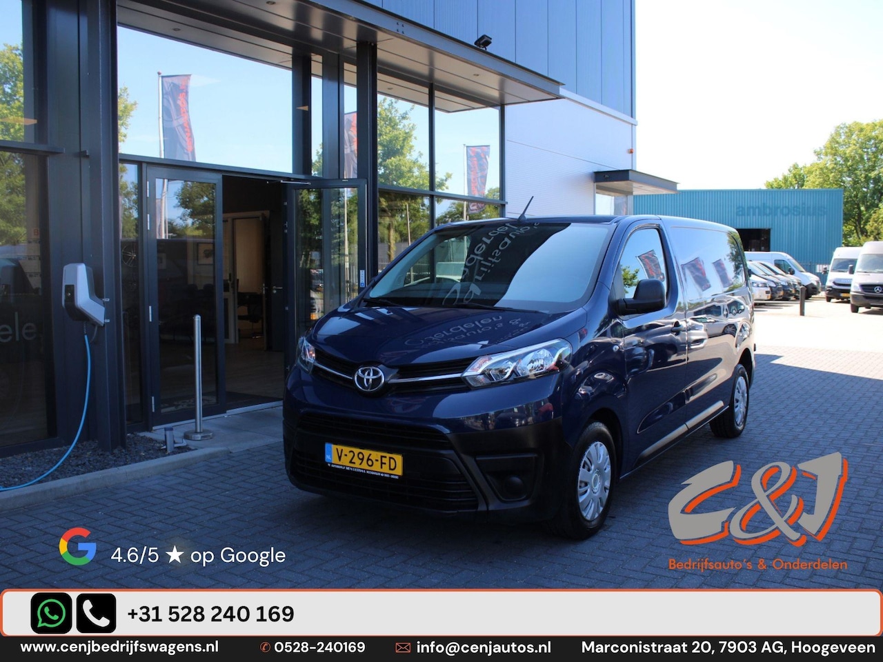 Toyota ProAce Worker - 2.0 D-4D Cool Comfort airco cruise motorstoring 3 zits - AutoWereld.nl