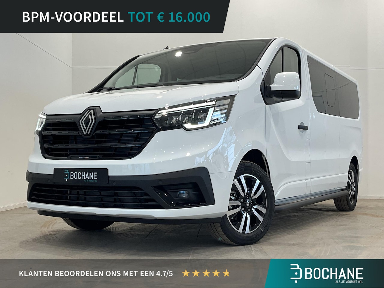 Renault Trafic - L2H1 T29 DC 2.0 dCi 170 EDC Anniversary | Alarm | Trekhaak | Privacy Glass | Van: € 44.949 - AutoWereld.nl