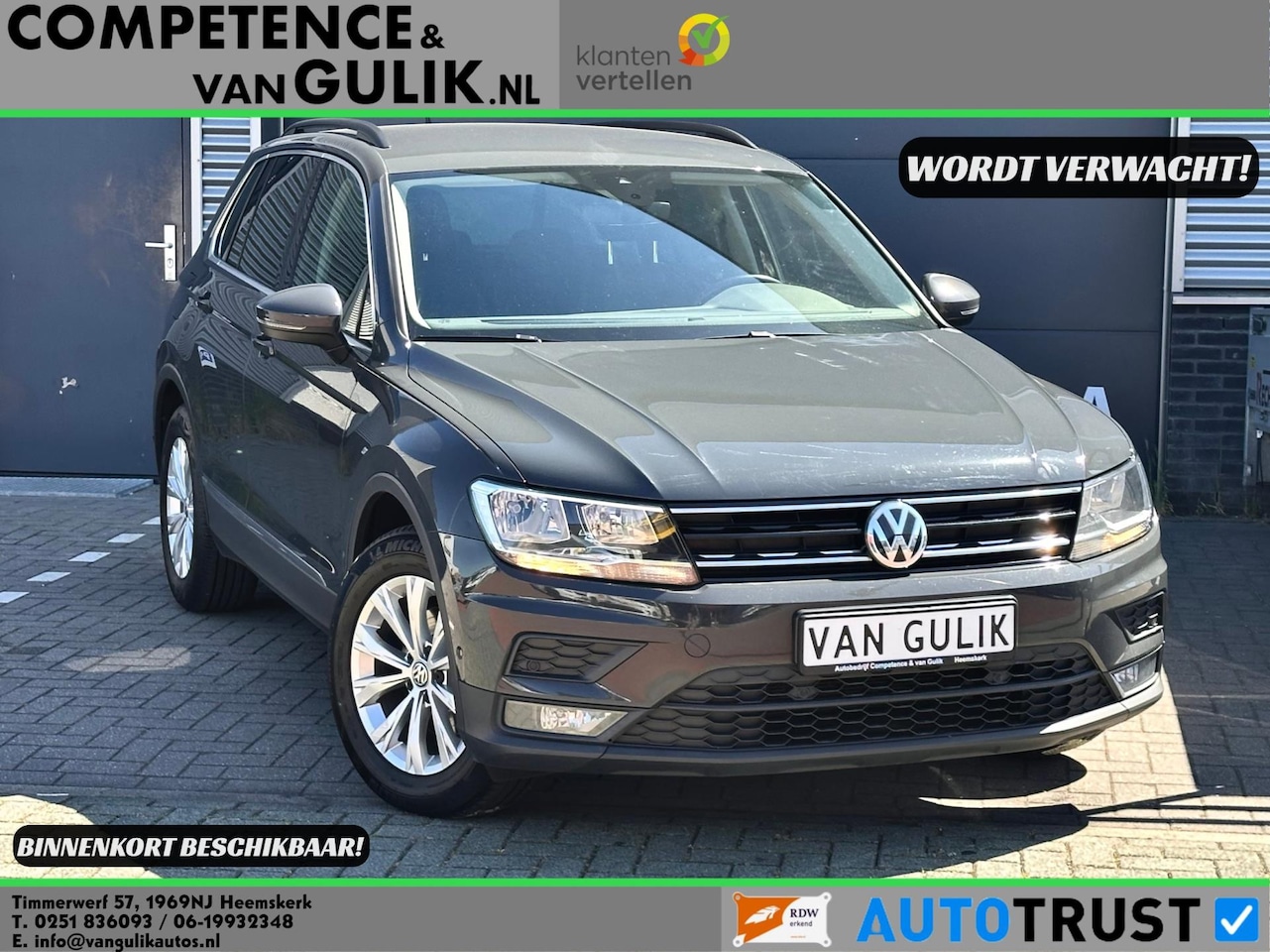 Volkswagen Tiguan - 1.5 TSI Comfortline | Massage | ACC | Trekhaak | Carplay | - AutoWereld.nl