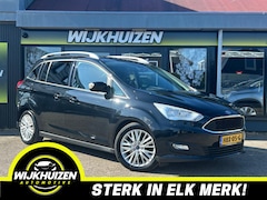 Ford Grand C-Max - 1.5 Titanium 7 Persoons Automaat met Panorama dak Navigatie Vol