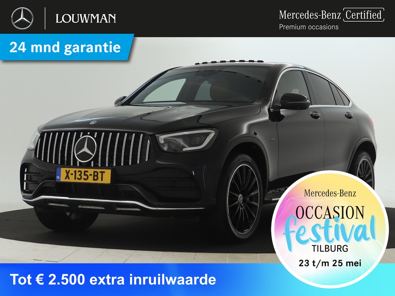Mercedes-Benz GLC-klasse - 300e 4MATIC Business Solution AMG AMG Styling Schuifdak | Panamera Grille | Inclusief 24 m - AutoWereld.nl