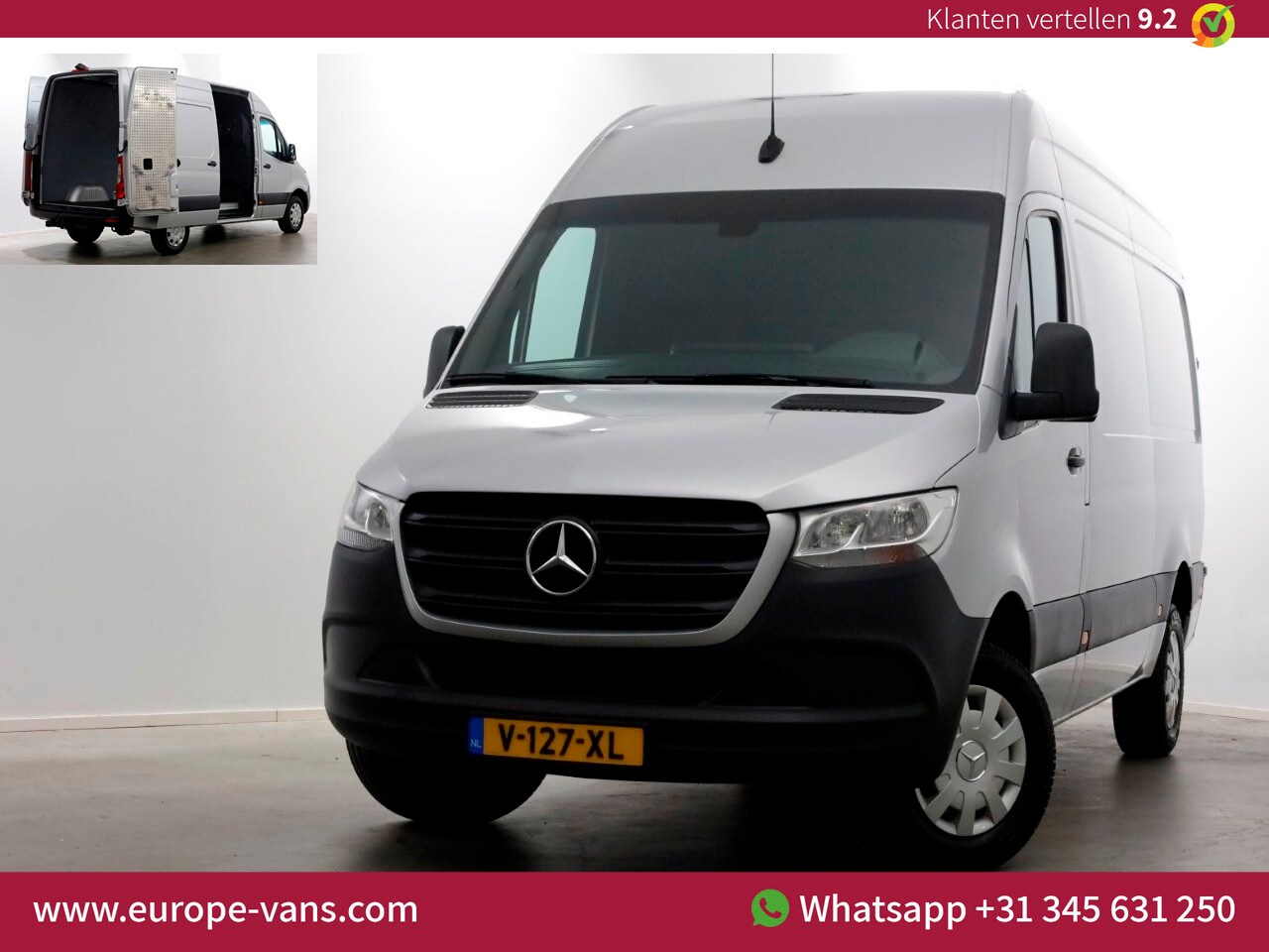 Mercedes-Benz Sprinter - 314 CDI 143pk E6 RWD 7G Automaat L2H2 Airco/Camera Trekhaak 3500kg 06-2019 - AutoWereld.nl