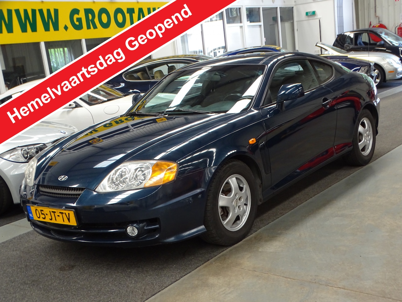 Hyundai Coupé - 2.7i V6 FX Automaat RATEL IN MOTOR Airco, Cruise Control, Stuurbekrachtiging - AutoWereld.nl