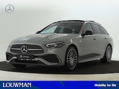Mercedes-Benz C-klasse Estate - 300 e Business Solution AMG | Trekhaak | Nightpakket | Parkeerpakket met 360°-camera | Mem
