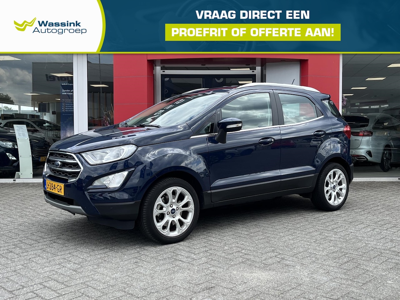 Ford EcoSport - 1.0 125pk Titanium | Voorruitverwarming | Stoel/Stuur verwarming | Parkeersensoren voor / - AutoWereld.nl
