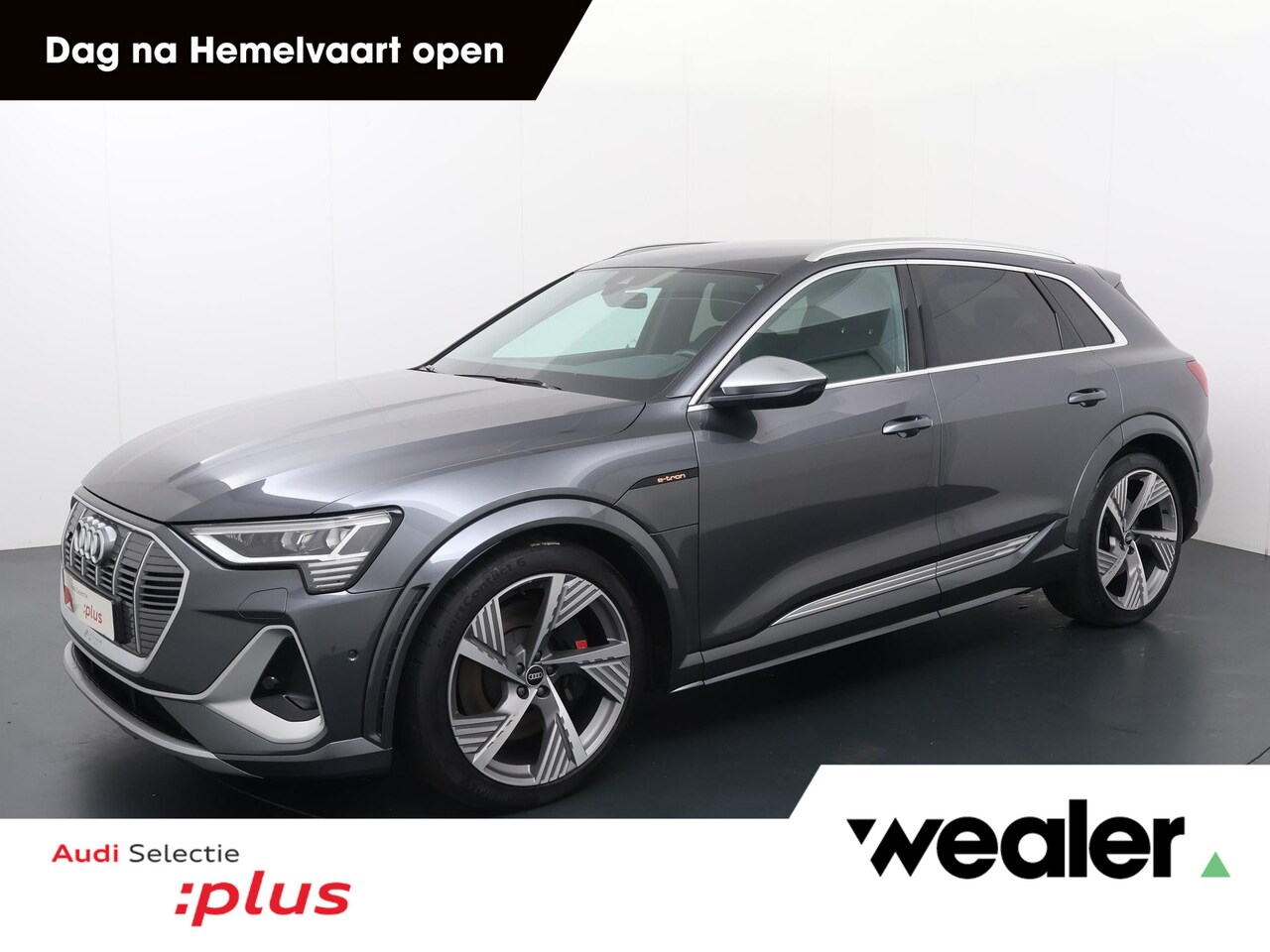 Audi e-tron - S quattro 95 kWh | 503 PK | SoH 100% | Trekhaak | S Line | half lederen bekleding | Lichtm - AutoWereld.nl