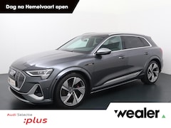 Audi e-tron - S quattro 95 kWh | 503 PK | SoH 100% | Trekhaak | S Line | half lederen bekleding | Lichtm