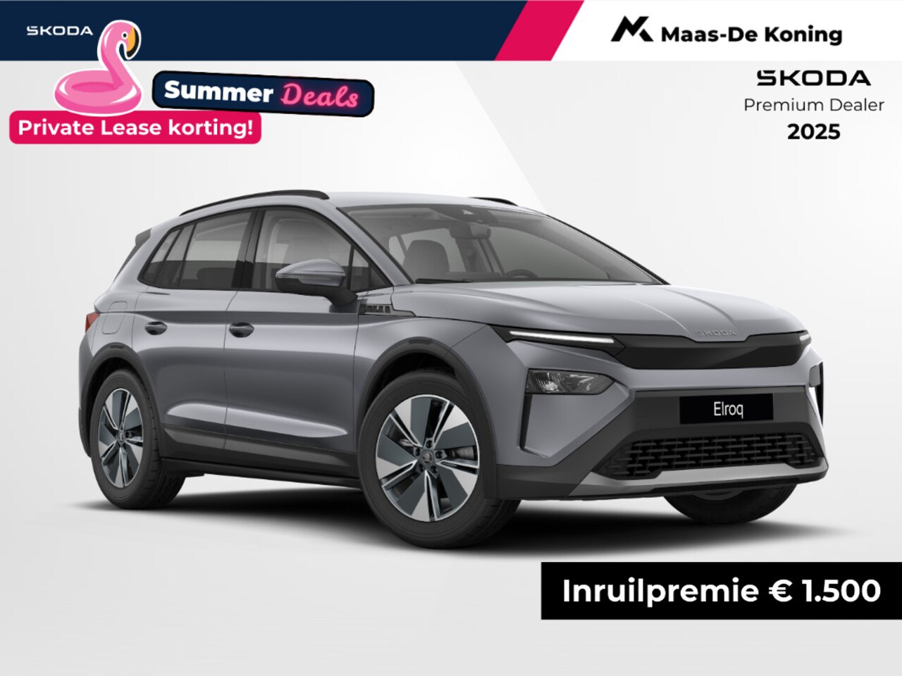 Skoda Elroq - Selection Elektromotor 150 kW / 204 PK SUV Elektri | Metallic Lak | 19'' Lichtmetalen Velg - AutoWereld.nl