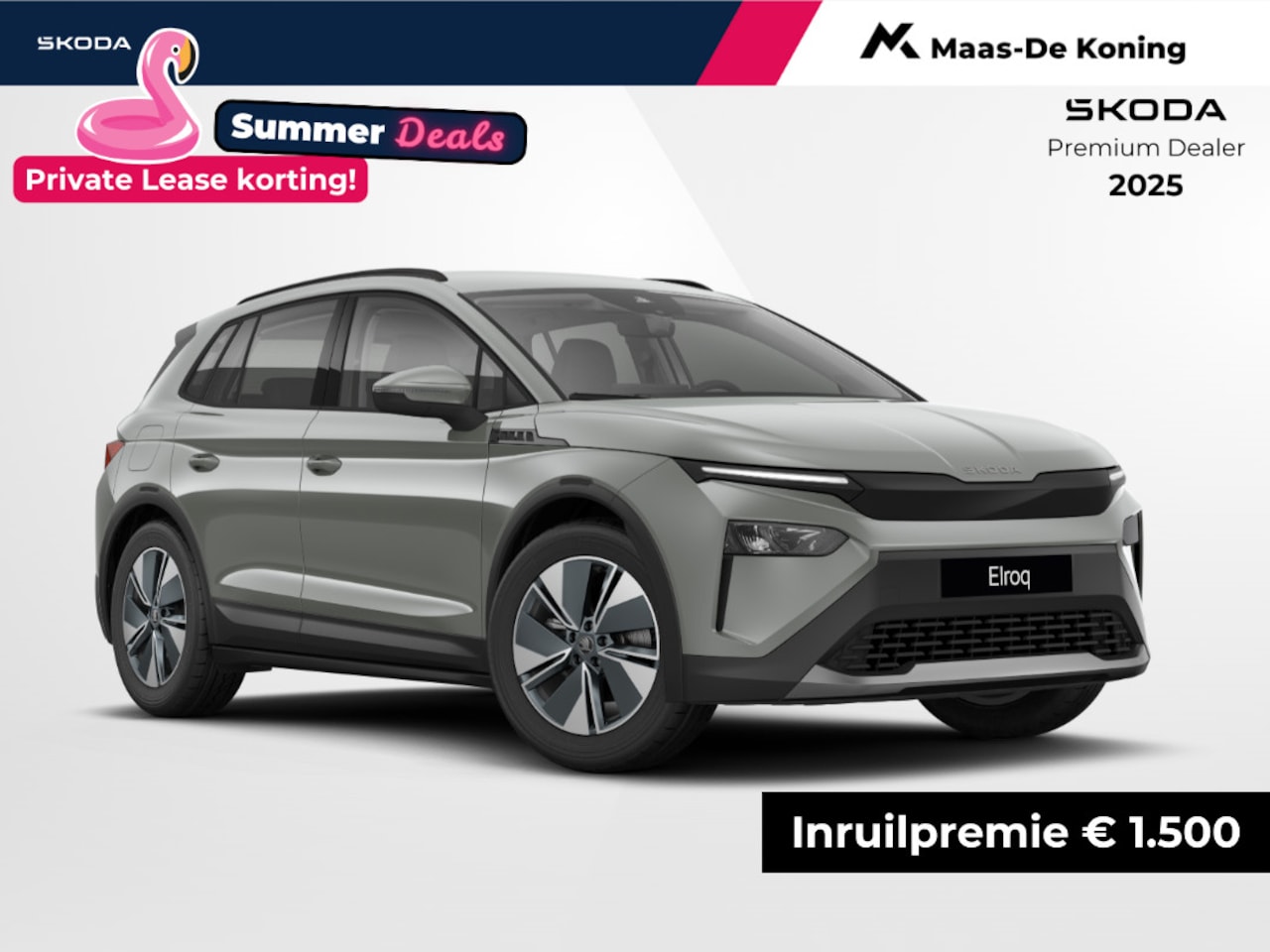 Skoda Elroq - Selection Elektromotor 150 kW / 204 PK SUV Elektri | Metallic Lak | 19'' Lichtmetalen Velg - AutoWereld.nl