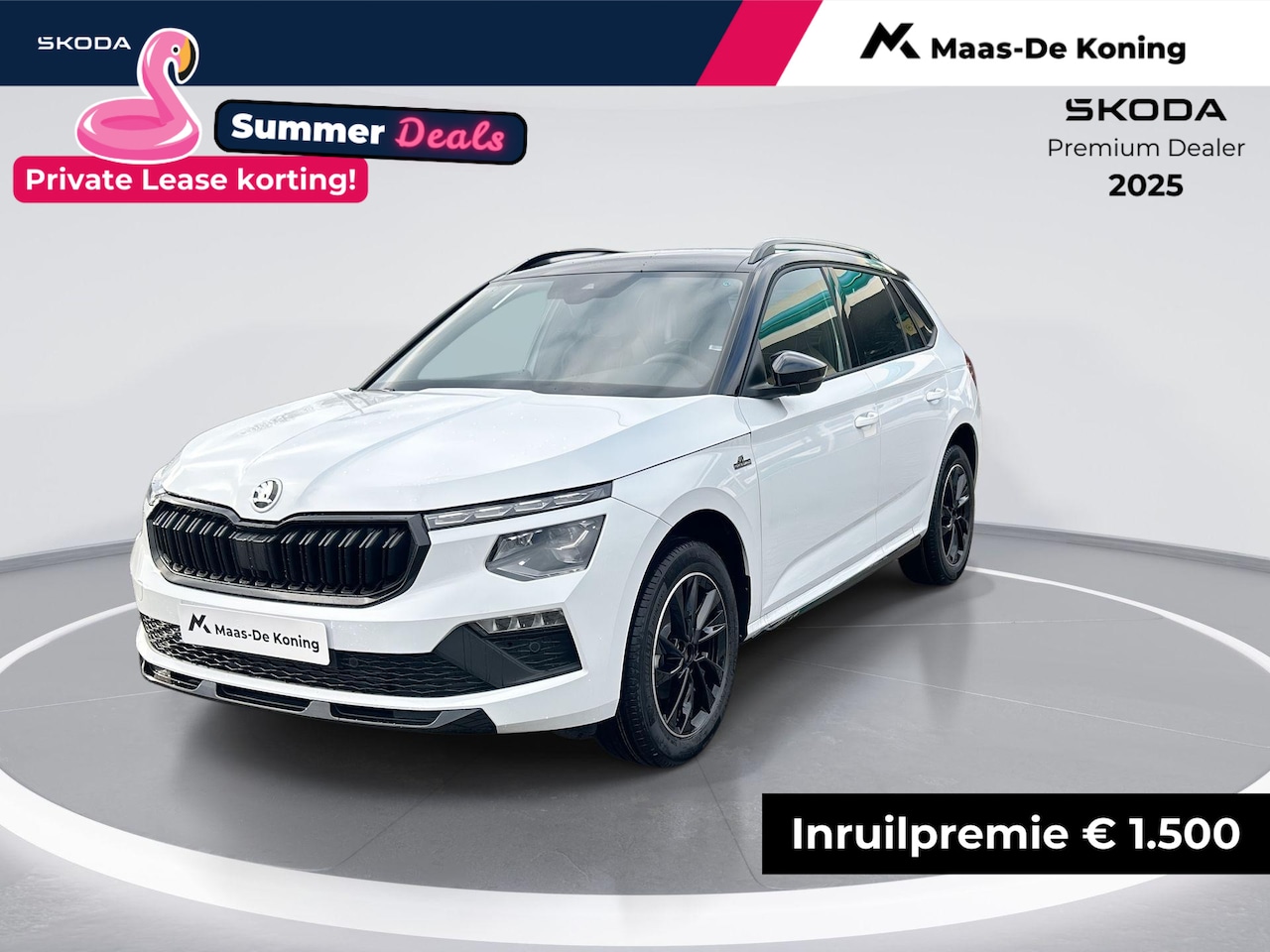Skoda Kamiq - Monte Carlo 1.0 TSI 85 kW / 115 PK SUV 6 versn. Ha SUV | Metallic Lak | 17'' Lichtmetalen - AutoWereld.nl