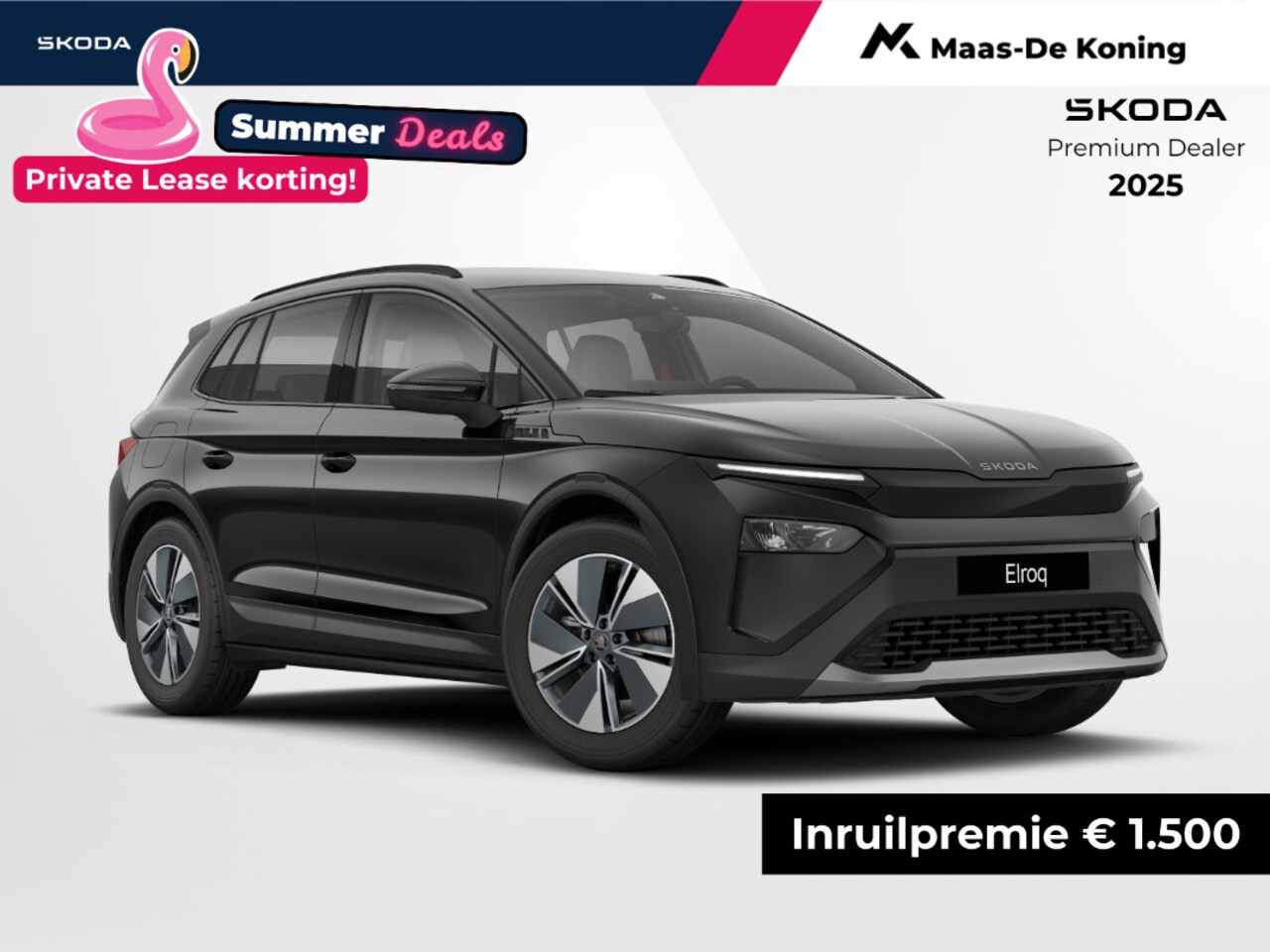 Skoda Elroq - Business Edition Elektromotor 150 kW / 204 PK SUV | 19'' Lichtmetalen velgen | Metallic La - AutoWereld.nl