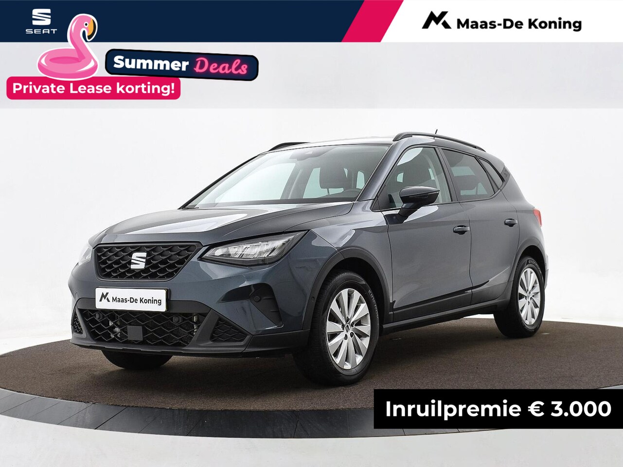 Seat Arona - Style 1.0 70 kW / 95 pk EcoTSI SUV 5 versn. Hand | Metallic lak | lichtmetalen velgen | 20 - AutoWereld.nl