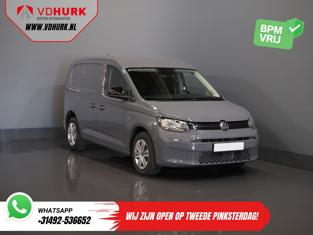 Volkswagen Caddy Cargo - 2.0 TDI 125 pk DSG Aut. BPM VRIJ! Carplay/ Camera/ Cruise/ PDC/ Airco - AutoWereld.nl