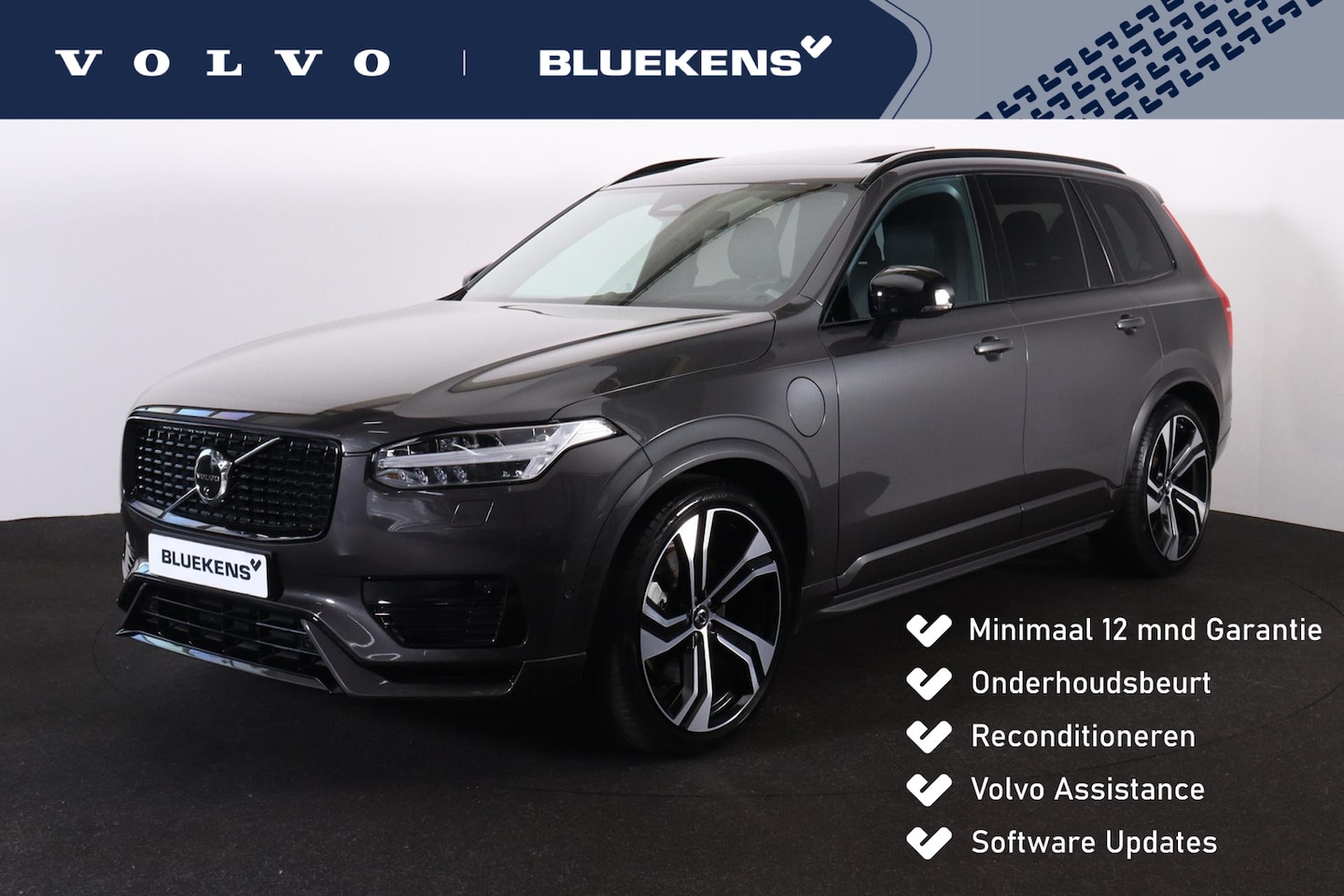 Volvo XC90 - T8 Recharge AWD Ultra Dark - LONG RANGE - Luchtvering - Panorama/schuifdak - IntelliSafe A - AutoWereld.nl