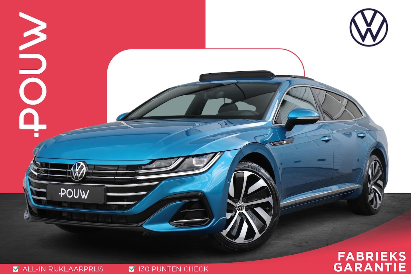 Volkswagen Arteon Shooting Brake - 1.4 TSI 218pk DSG eHybrid R-Line | Trekhaak | Panoramadak | 360 Camera | Stoelverwarming - AutoWereld.nl
