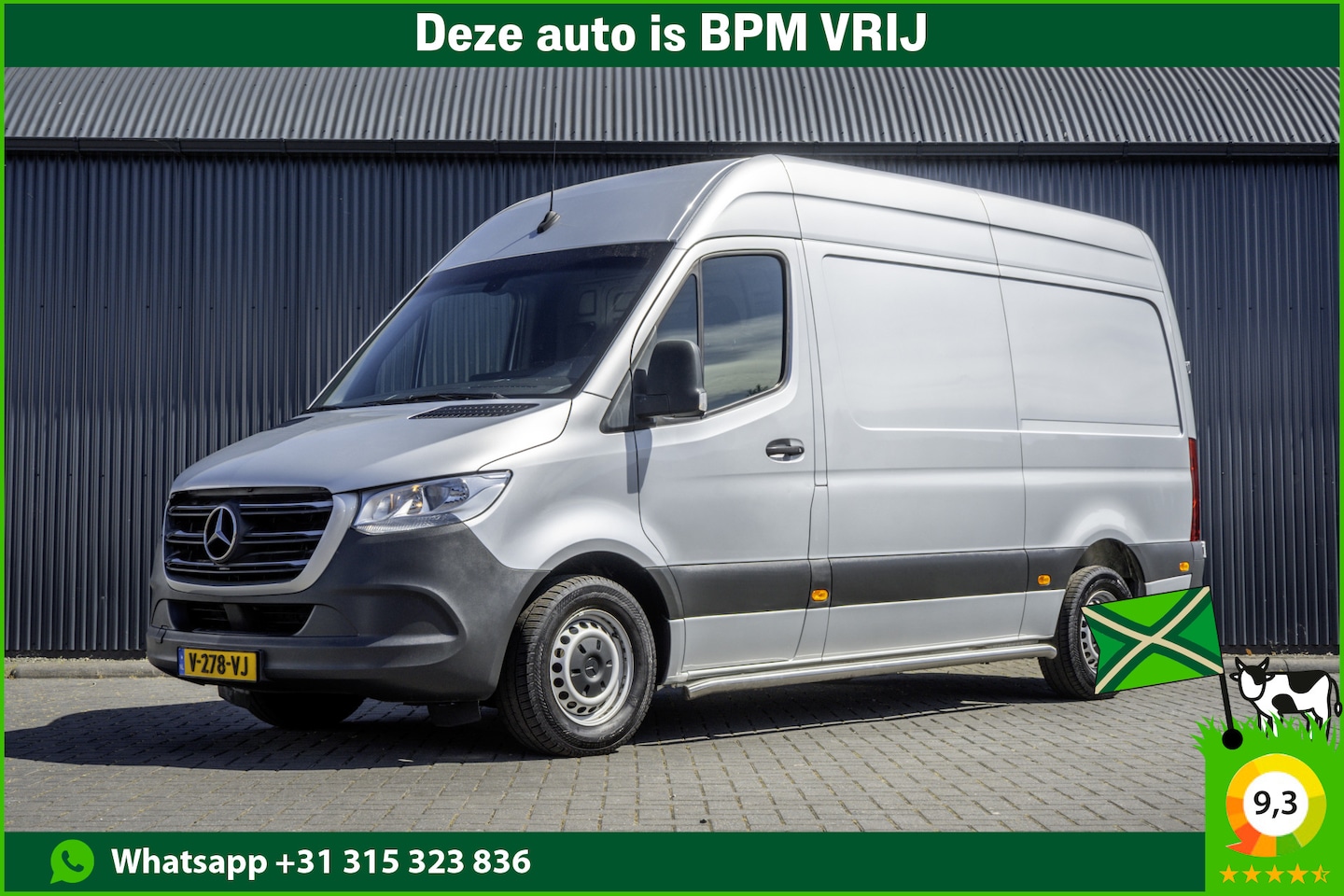 Mercedes-Benz Sprinter - 316 CDI L2H2 | Automaat | 164PK | 3.5T Trekgewicht | Camera | CarPlay | Mbux | Navi | Clim - AutoWereld.nl