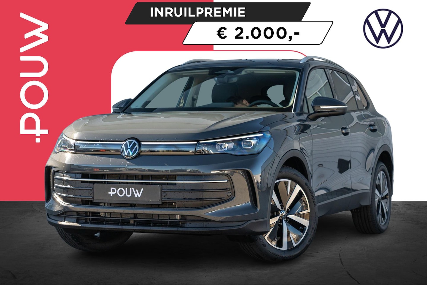 Volkswagen Tiguan - 1.5 eHybrid 204pk Life Edition | Head-up Display | Panoramadak - AutoWereld.nl