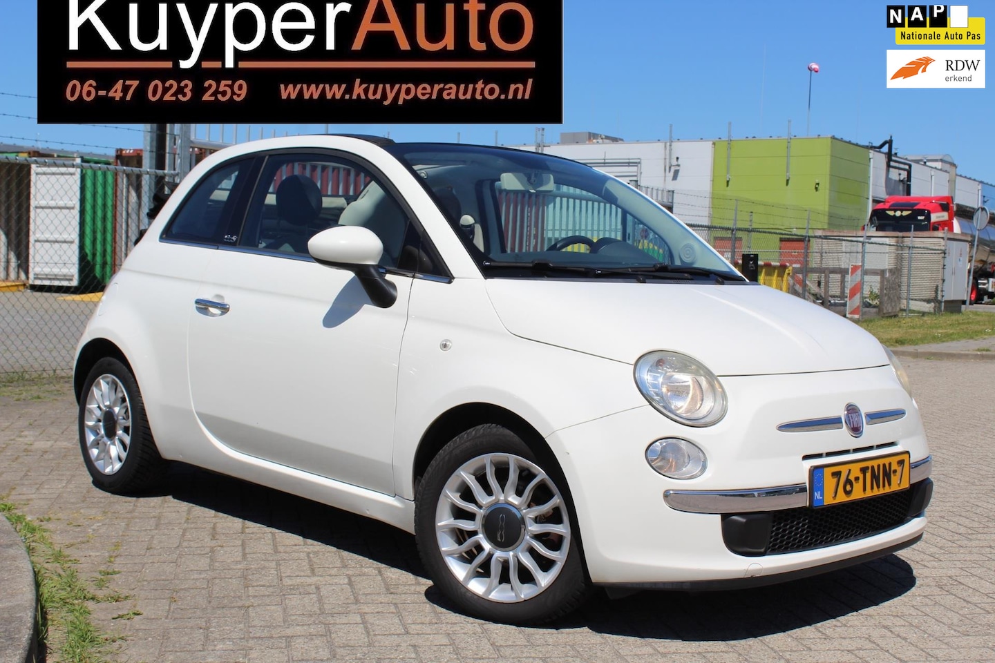 Fiat 500 C - 0.9 TwinAir Lounge cabrio nap parkeersensoren AIRCO LM - AutoWereld.nl
