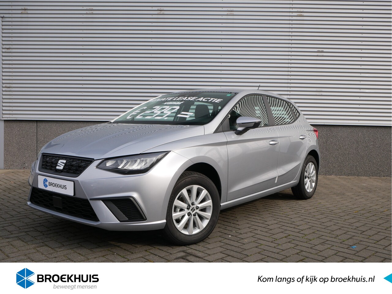 Seat Ibiza - 1.0 EcoTSI 95PK Style | Parkeersensor Achter | Airco | Draadloze App-Connect | 15'' LMV | - AutoWereld.nl